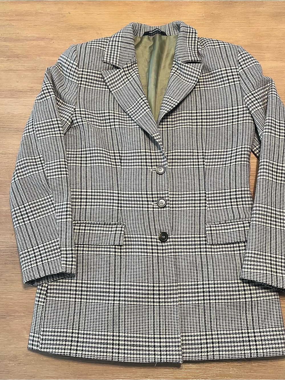 Truworths Black & White Glen Plaid  Blazer size 34 (s)